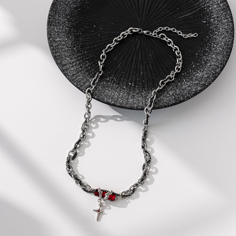 Wholesale Non-fading Hip-hop Minimalist Titanium Clavicle Chain